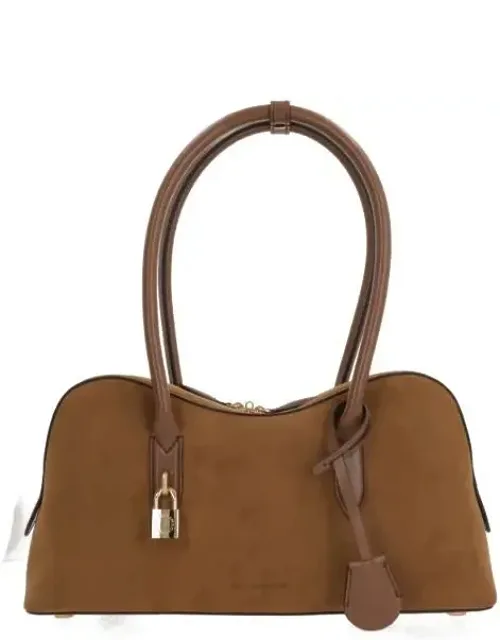 Bag With Gold-tone Metal Hardware And Double-zip Closure