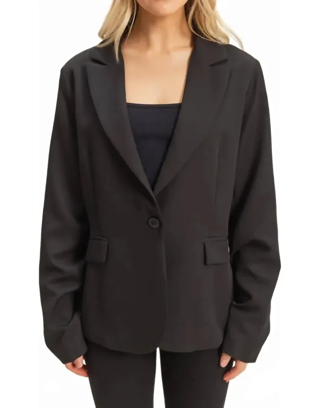 Single Button Blazer
