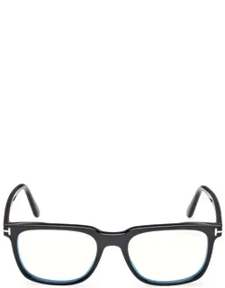 Tom Ford Eyewear Sunglasses Ft6080-b 001 Shiny Acetate Italy