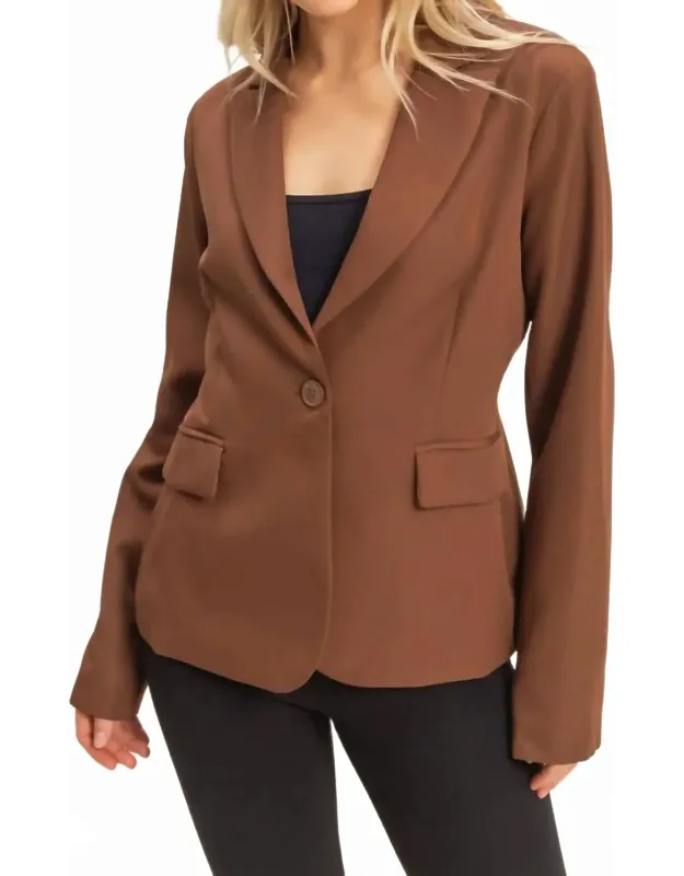 Single Button Blazer
