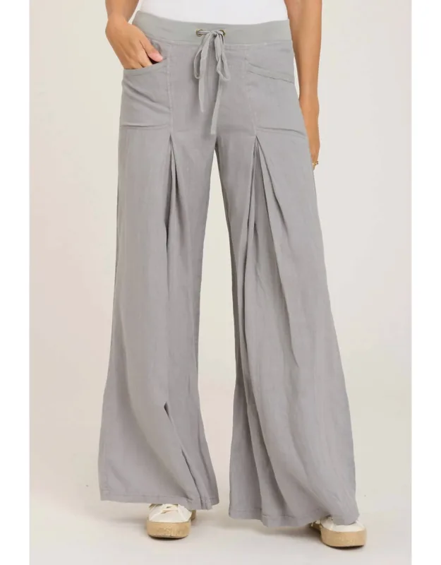 Pull-on Wide Leg Pants
