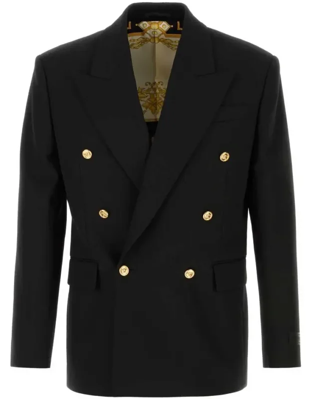 Jacket And Vests Compact Wool Fabric