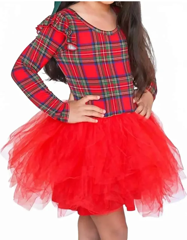 Plaid Tutu Dress