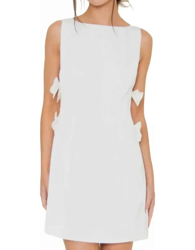 Bow Detail Cocktail Dress
