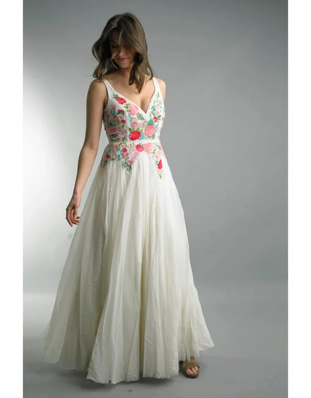 Floral Evening Dress
