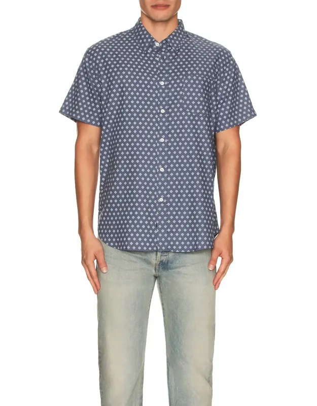 Fairfax Shirt In Geo Diamond