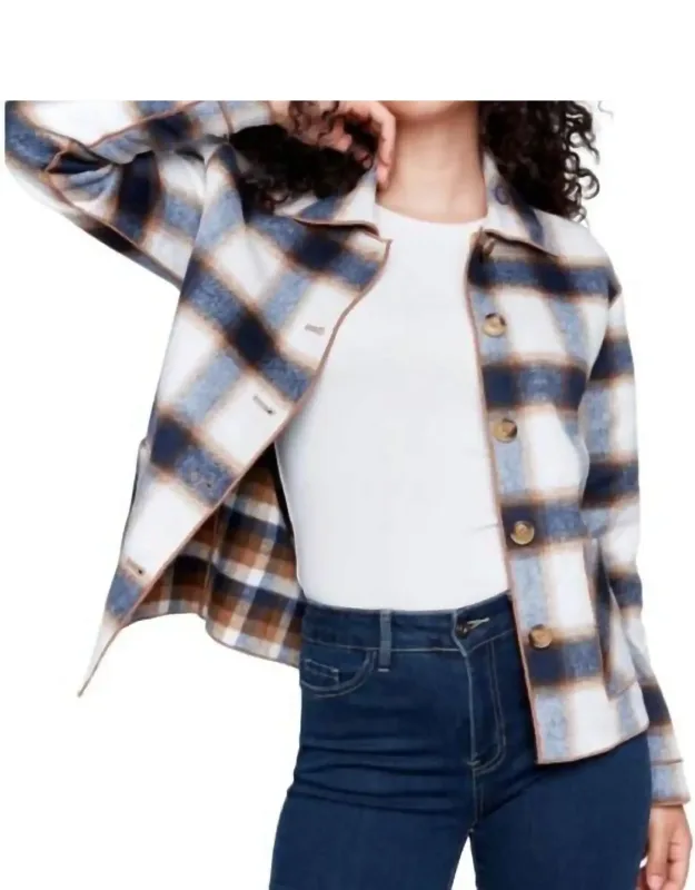 Reversible Plaid Jacket