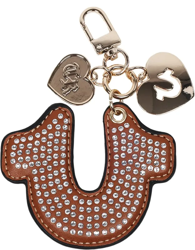 Rhinestone Horseshoe Bag Charm