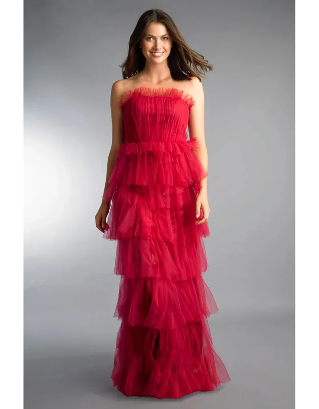 Tiered Evening Dress