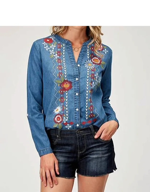Denim Blouse