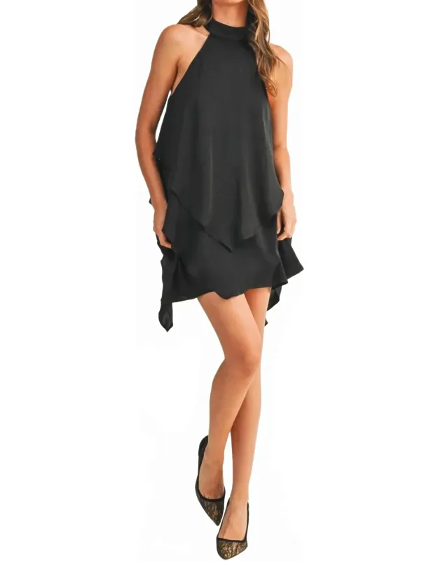 Layered Halter Dress