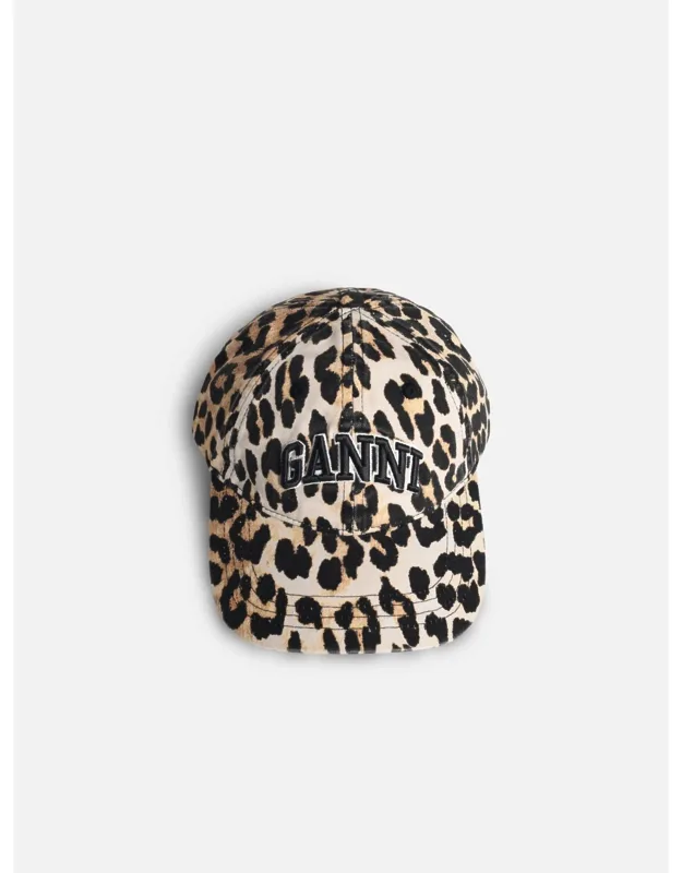 Leopard Print Cotton Cap