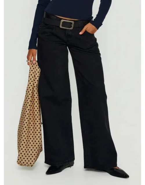 Supercut Low Rise Baggy Pleat Jeans