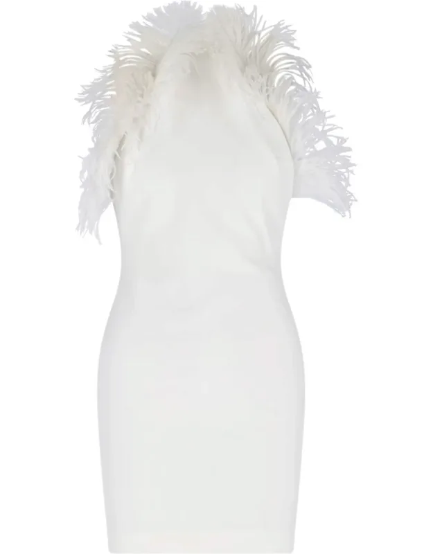 Feather Mini Dress
