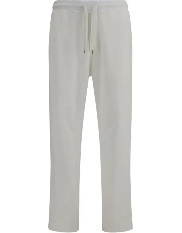 Brunello Cucinelli Cotton Sweatpants With Elasticized Drawstring Waistband And Side Welt Pockets