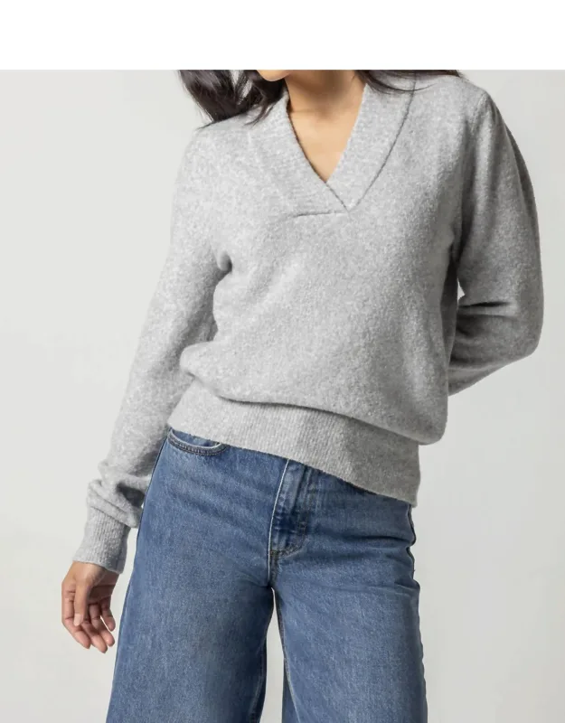 Long Sleeve V-neck Sweater