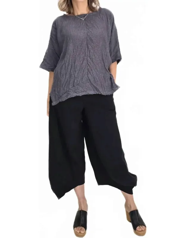 Lantern Wide Leg Pants