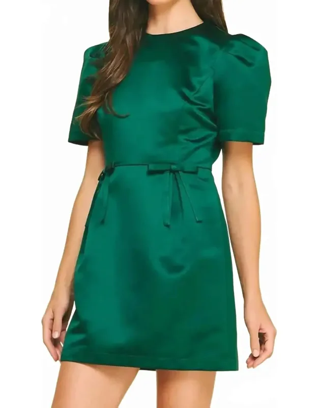 Ribbon Bow Mini Dress