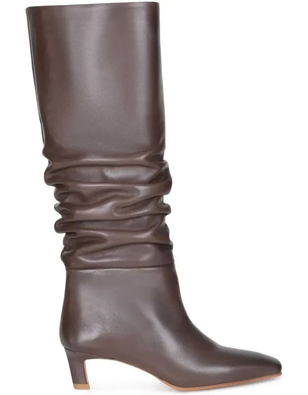 Boots With Kitten Heel And 5cm Heel Height