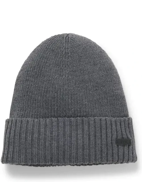 Beanie Hat In Virgin Wool