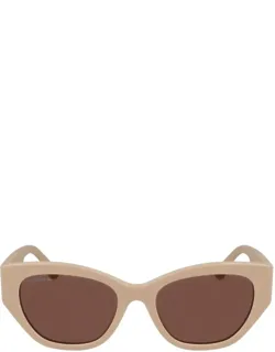 Lacoste Sunglasses L6047s 264 Beige Acetate Italy