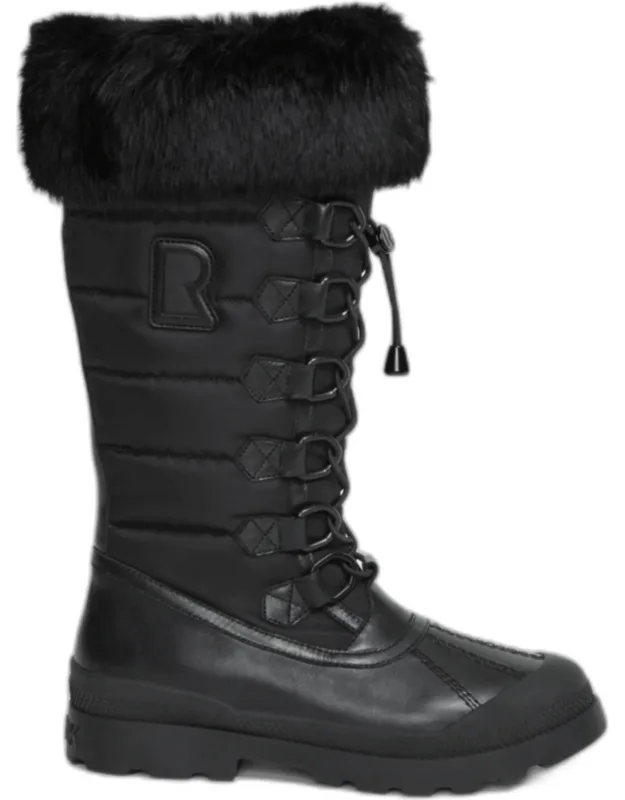 Windy Winter Boots With Faux Fur