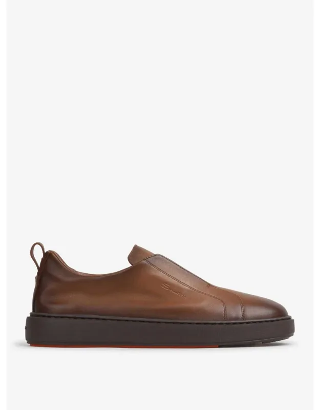 Smooth Leather Sneakers