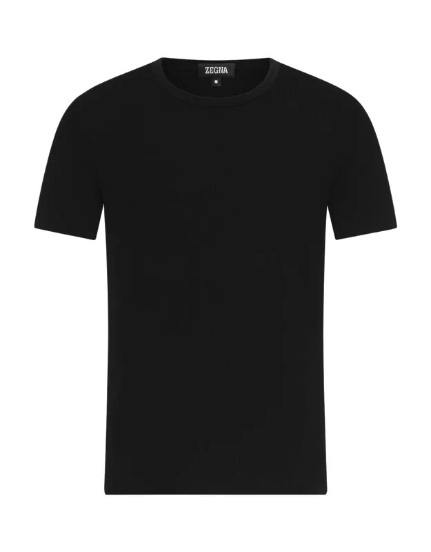 Ribbed Crewneck T-shirt