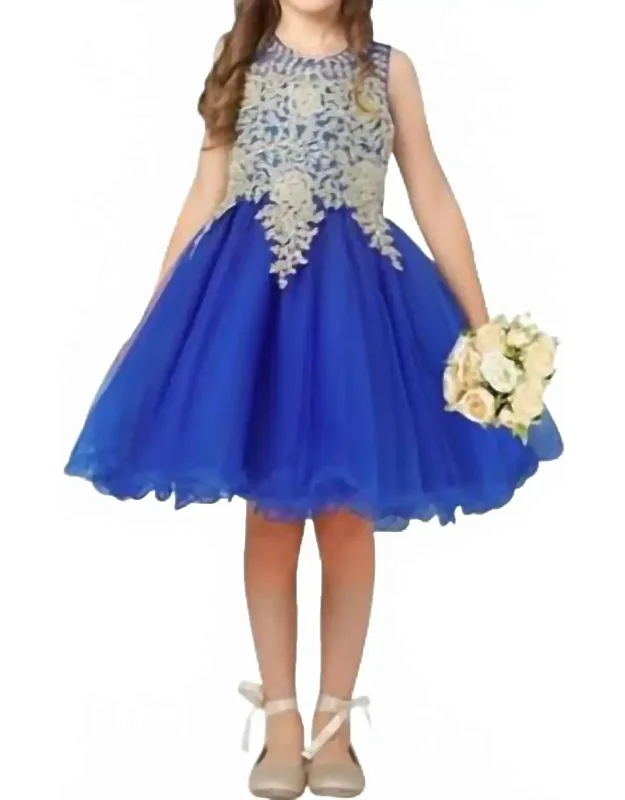 Gold Dress With Iridescent Beading