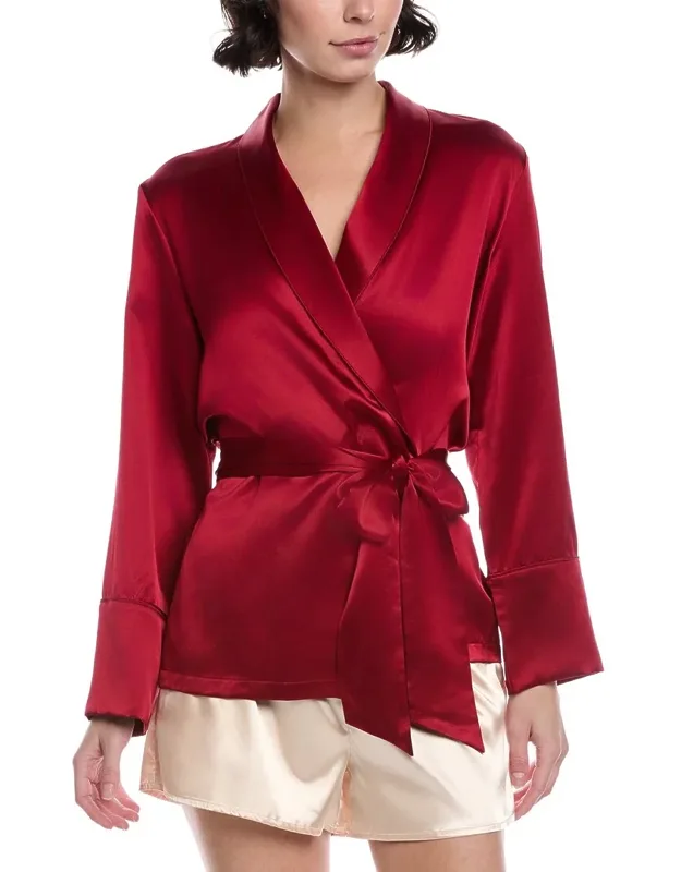 Silk Short Robe