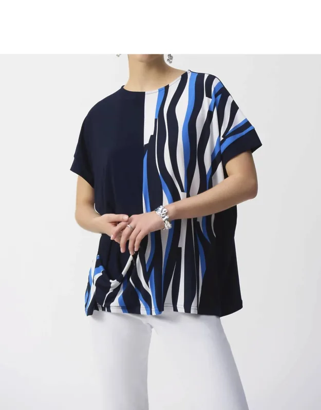 Abstract Print Top