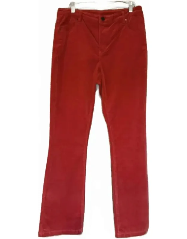 Corduroy Zip Pants