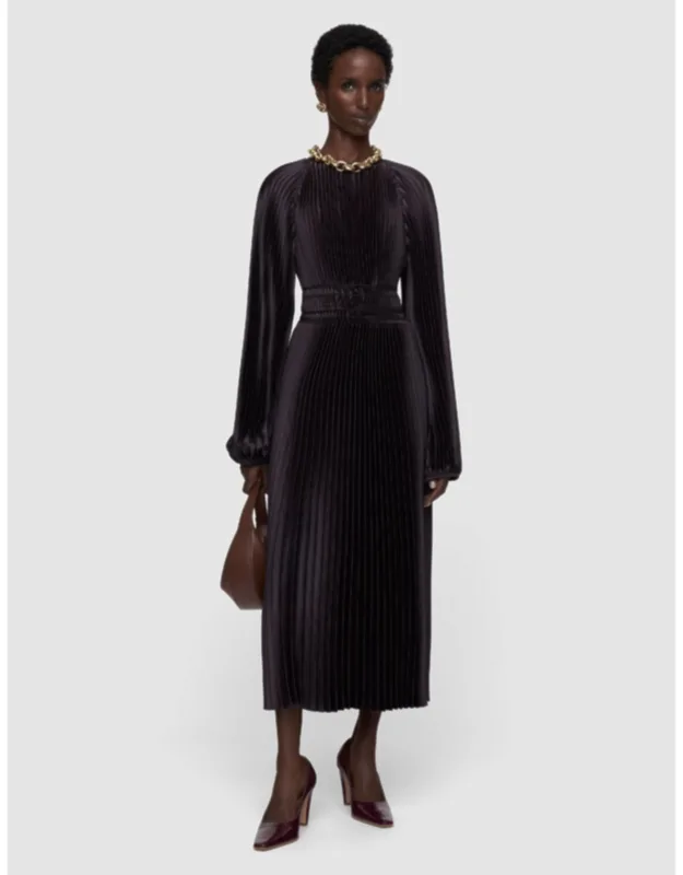Pleated Woven Dress