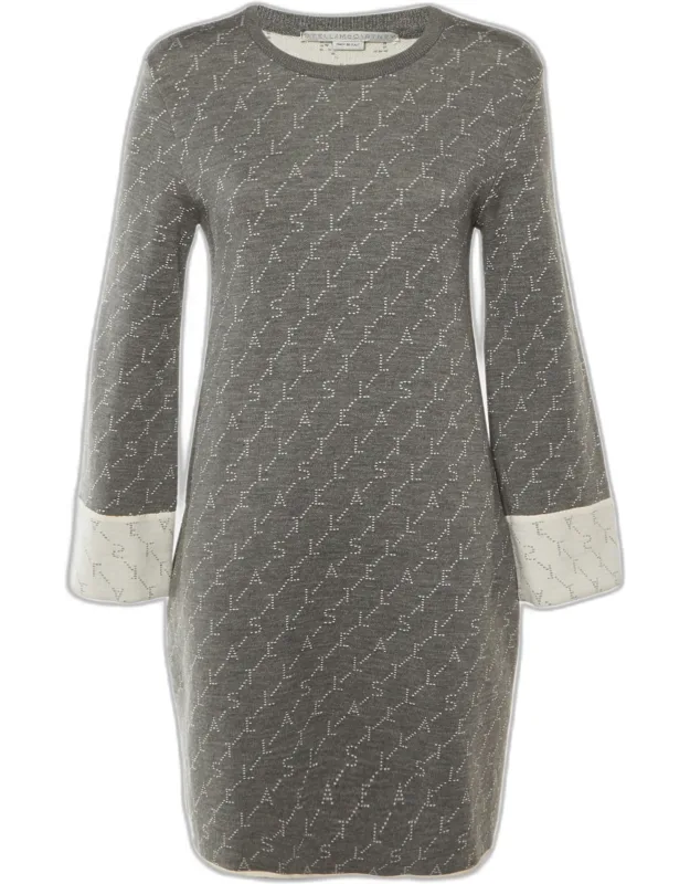 Wool Knit Mini Dress