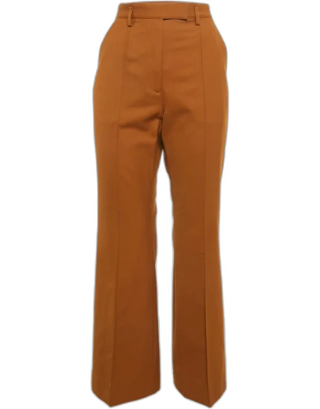 Wool-blend Flared Trousers