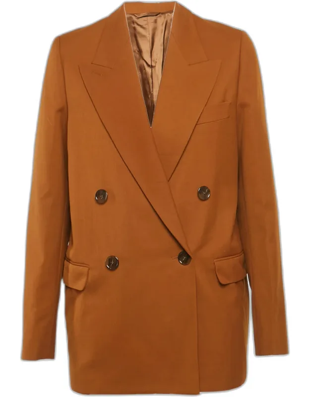 Wool-blend Double Breasted Blazer