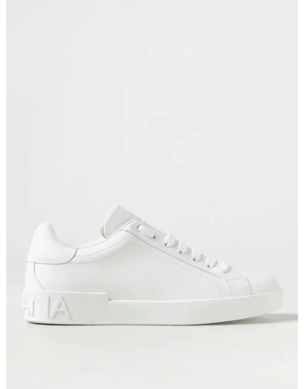 Leather Sneakers With Logo