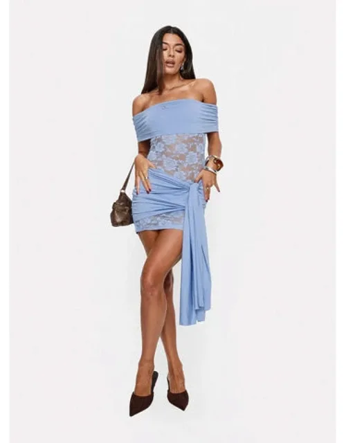 Adelice Strapless Lace Mini Dress
