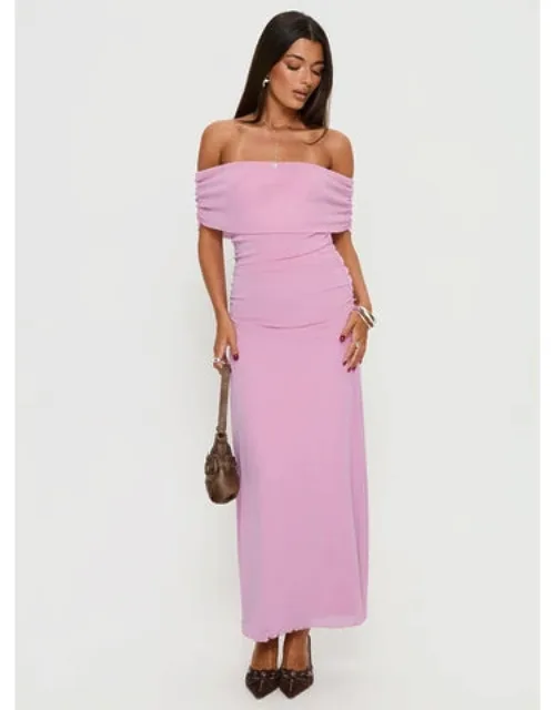 Off Shoulder Maxi Dress