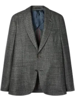 Wool-silk Buggy-lined Blazer