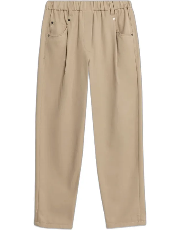 Baggy Cotton Poplin Pants