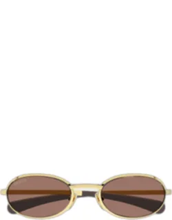 Oval Metal Sunglasses