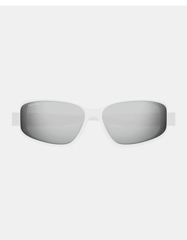 Rectangular Acetate Wrap Sunglasses