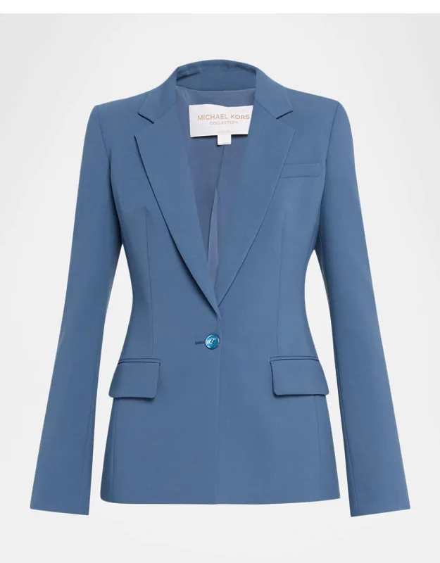 Tailored Single-button Blazer