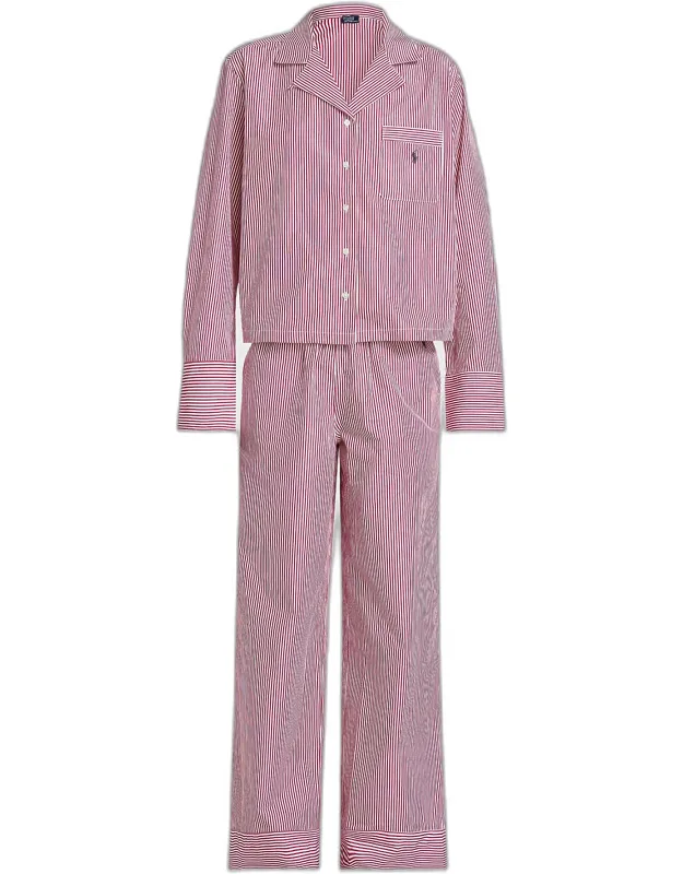 The Bailey Cotton Poplin Pajama Set