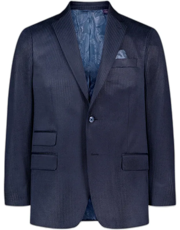 Colden Velvet Houndstooth Blazer
