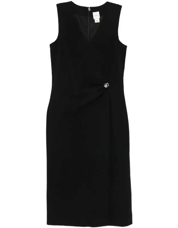Stretch Crepe Hardware Dress
