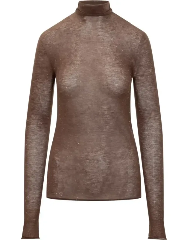 Sweater Turtleneck Micro Glitter