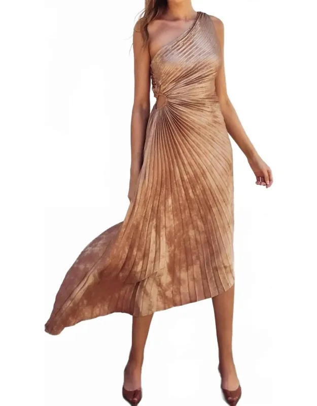 One Shoulder Asymmetrical Dress