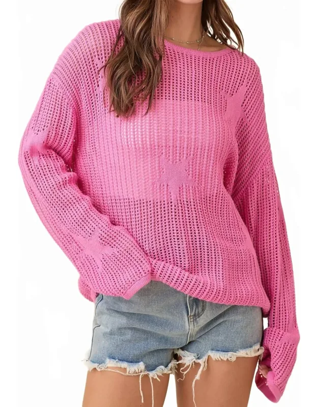 Crochet Knitted Sweater